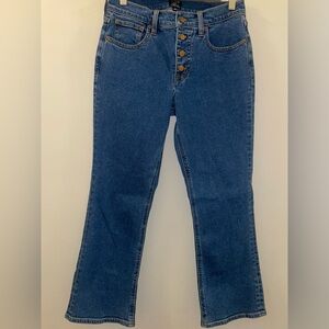 Jcrew Factory Womens Jeans.  Brand new, but NO tags.  Mid-Rise Flare Crop